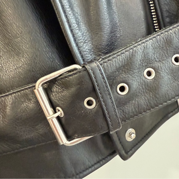 Madewell Black Leather Jacket - Picture 5 of 10